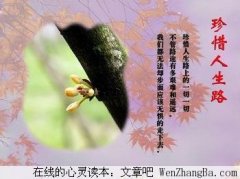 你的拥有，值得珍惜