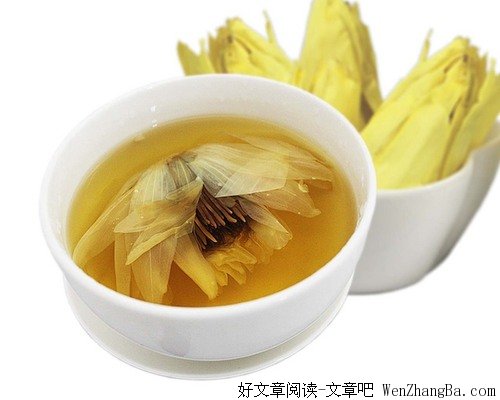 细饮一杯莲花茶