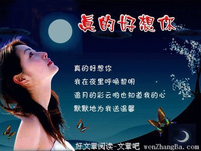 想你,却不告诉你.