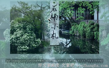 《石楠小札》经典名句大全