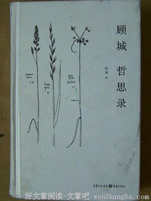 最全的《顾城哲思录》经典语录