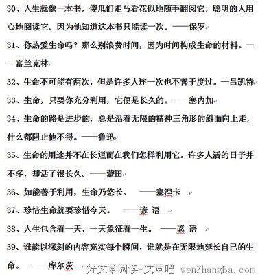 最新的《你所谓的稳定，不过是在浪费生命》经典名句大全