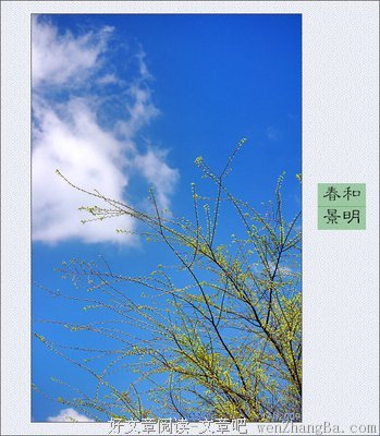 春和景明格言警句