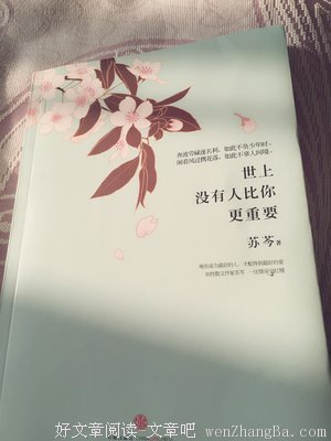 最全的《世上没有人比你更重要》经典句子
