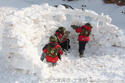 关于打雪仗的格言