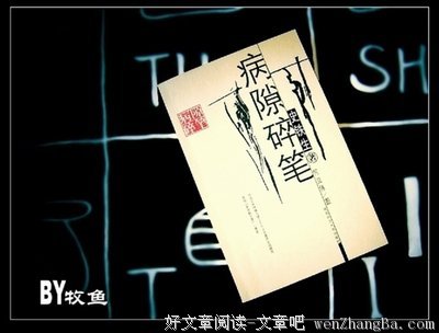 最新的《病隙碎笔》小说摘抄大全
