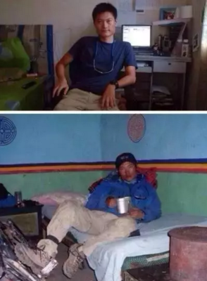 当初装逼去西藏，回来变成这逼样，爸妈都以为我整容了···