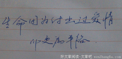 《霍乱时期的爱情》好段摘抄