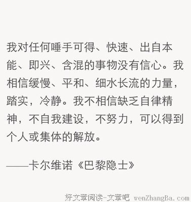 卡尔维诺的语句摘抄_关于卡尔维诺的语句