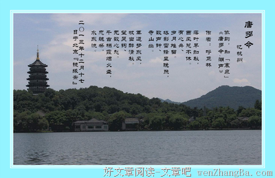 有关唐多令的美文美句摘抄