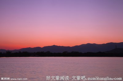 关于日薄西山的名句摘抄
