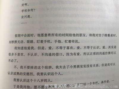 最新的《亲爱的安德烈》好段摘抄