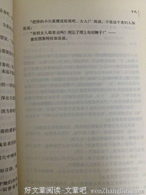 最经典的《查拉图斯特拉如是说》经典的句子