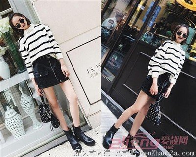 高领毛衣这样穿，让你变得脸小脖子长