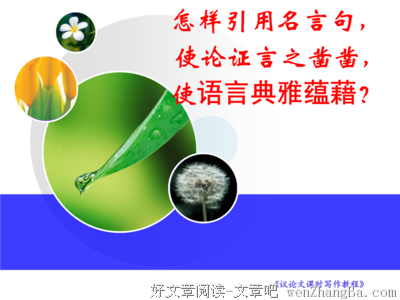 影风格言警句