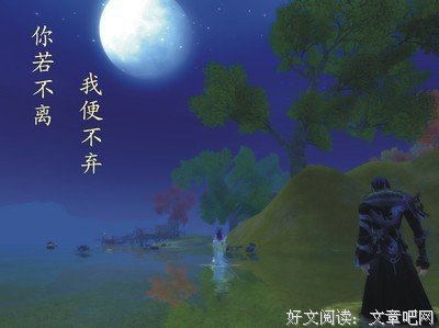 你若不离，我便不弃