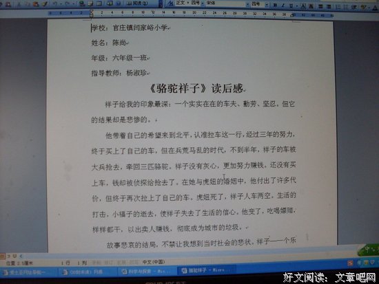 The Dream Child的读后感10篇