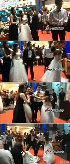 当众撕扯婚纱后...