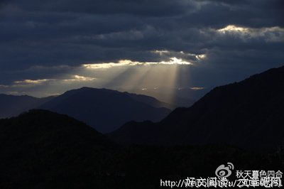 关于暮色四合的名句摘抄