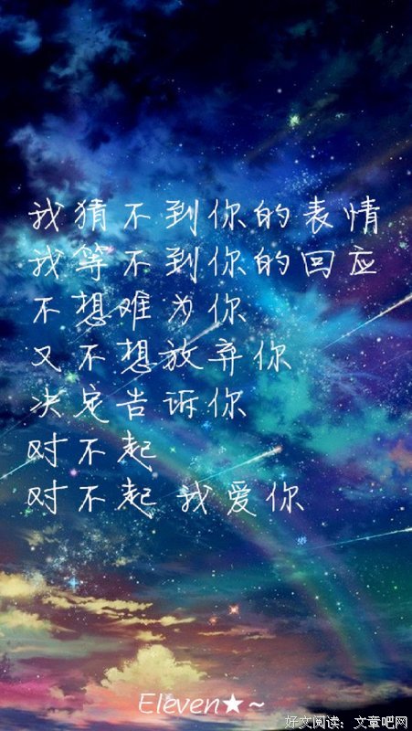 对不起，我只爱你的身体