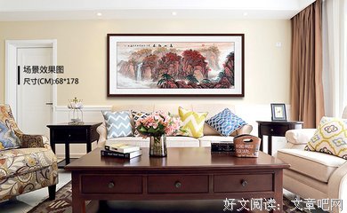 他的画很贵，人们都争相收藏，但绝不会挂到客厅里欣赏