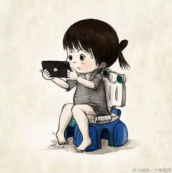 经常玩手机的孩子和不玩手机的孩子，十年后区别比你想象的大太多