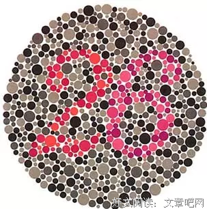 这一张图,若你看到线是弯的,就极可能失明！还测老花 近视 色盲
