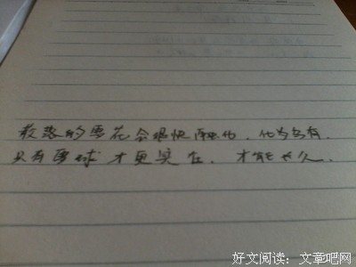 喜爱的句子