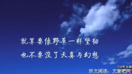 关于哲理的优美句子