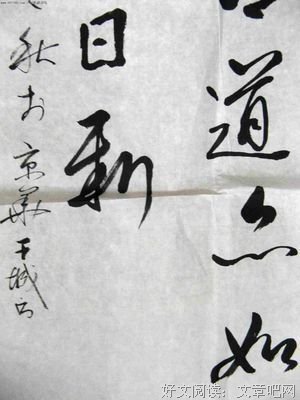 关于白许的座右铭