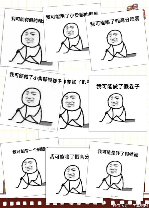 都是假的！