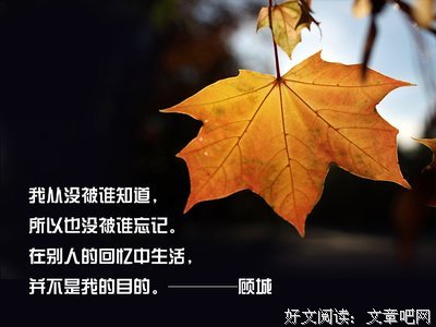 隽永的句子