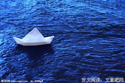 关于一艘小纸船的优美句子