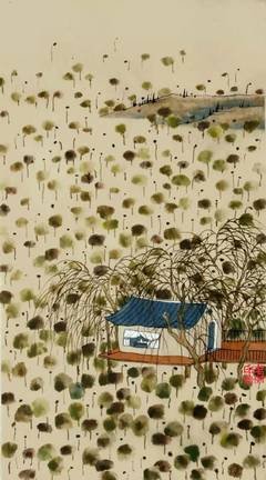 老树画画 | 搂着秋天，抱着秋天，说不上班，就不上班
