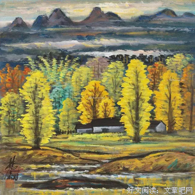 秋色又美又寂寥，看吴冠中与林风眠的画意相通