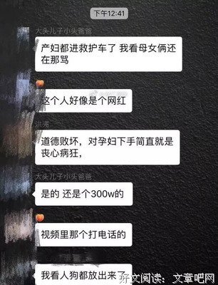 网红殴打孕妇：你没素质没教养的样子真丑