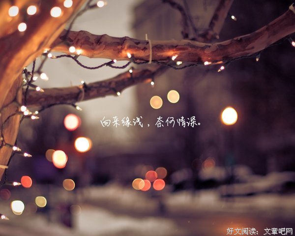 最经典的《何以笙箫默》语录摘抄大全