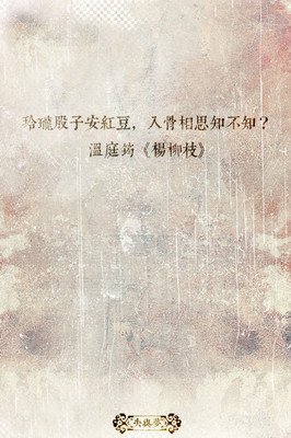 玲珑骰子安红豆句子大全