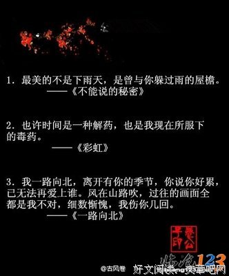 关于惊艳ˇ时光的句子