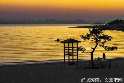 秋天的夕阳