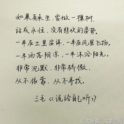 相遇的彼此名句欣赏