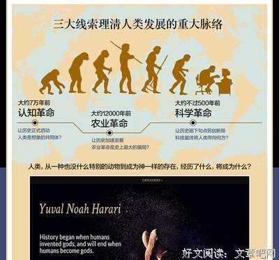 最全的《人类简史：从动物到上帝》好段摘抄