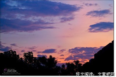 18 浮生之中半盏随缘，黄昏之下独享温静