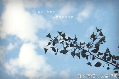 最经典的《我在未来等你》佳句摘抄