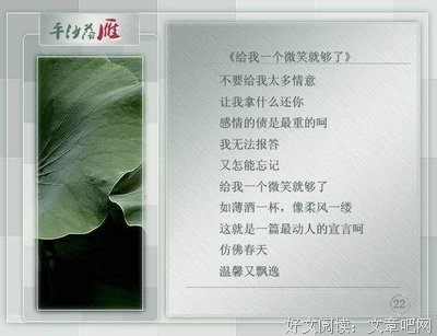 最新的《十五年等待候鸟》经典语句大全