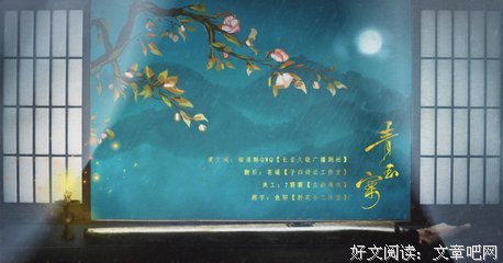 《青玉案》小说句子
