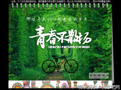 这年比青春鞭笞的台历优美的句子