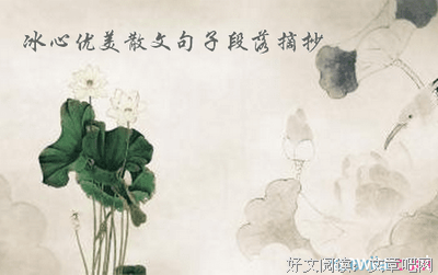 散文经典的句子