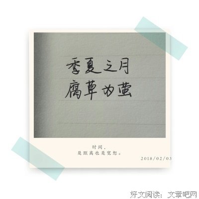 《随笔》好段摘抄大全
