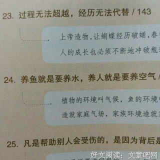最新的《二三事》经典语录